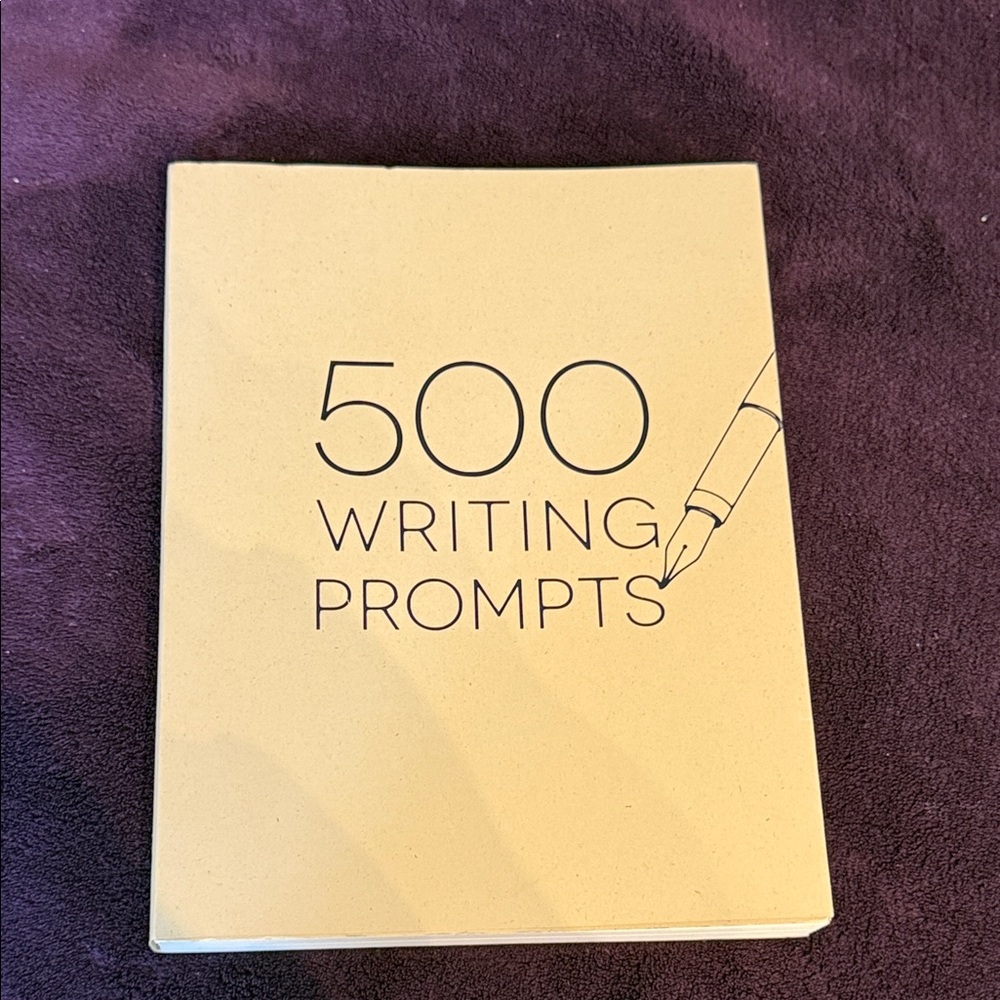 Indigo Yellow Writing Prompts Book (Money from Sale will go to homeless)